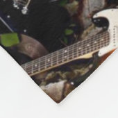 Chris Caffery Standing with Guitars Fleece Blanket (Hoek)