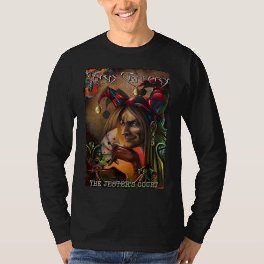 Chris Caffery The Jester's Court Adult Long Meve T-shirt (Voorkant)