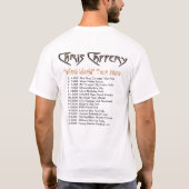 Chris Caffery - Virus World Tour 2020 Adult White T-shirt (Achterkant)