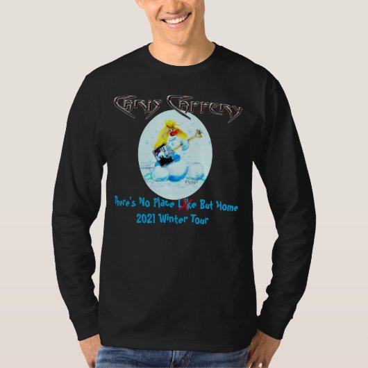 Chris Caffery - Winter Tour 2021 Adult Long Meve T-shirt (Voorkant)