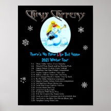 Chris Caffery - Winter Tour 2021 Poster