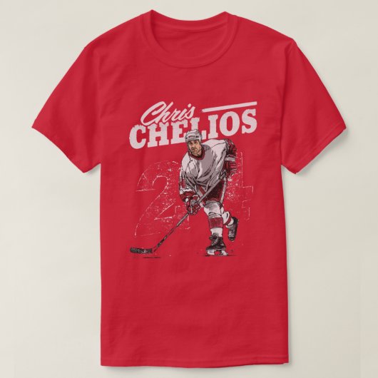 Chris Chelios Retro T-shirt (Design voorkant)