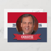 CHRIS CHRISTIE 2016 BRIEFKAART (Voorkant / Achterkant)