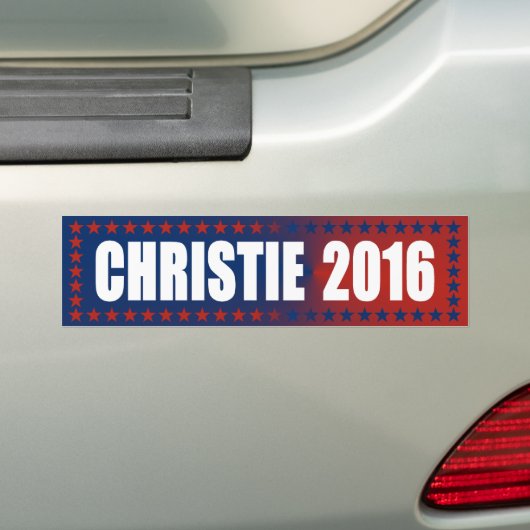 Chris Christie 2016 Bumpersticker (Op auto)