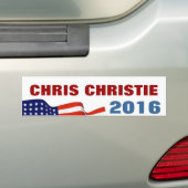 Chris Christie 2016 Bumpersticker (Op auto)