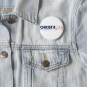 Chris Christie 2016 Campaign Button - Ronde van 2, (In situ)