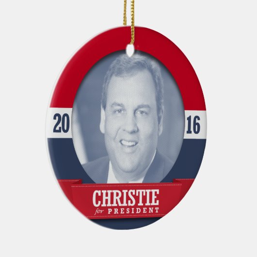 CHRIS CHRISTIE 2016 KERAMISCH ORNAMENT (Rechts)