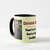 Chris Christie 2016 Mok (Voorkant links)