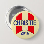 Chris Christie 2016 Ronde Button 7,6 Cm (Voorkant /achterkant)
