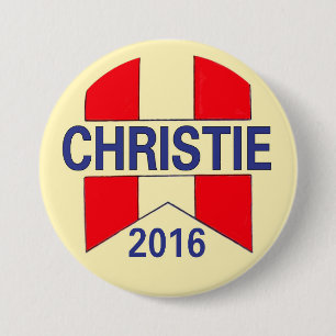 Chris Christie 2016 Ronde Button 7,6 Cm