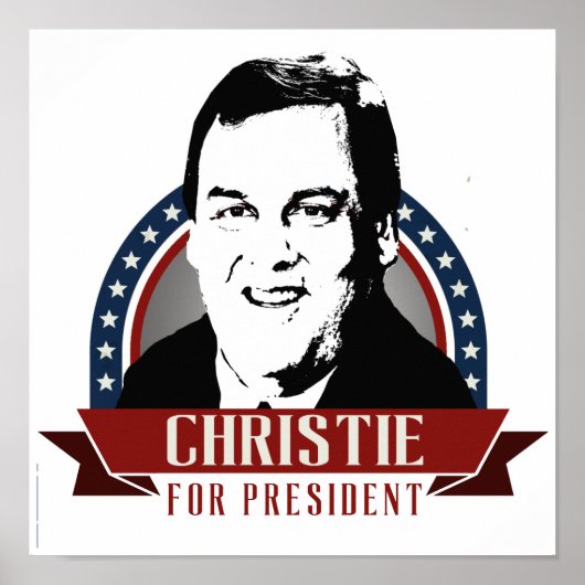 CHRIS CHRISTIE 2016 SPANGLE POSTER (Voorkant)