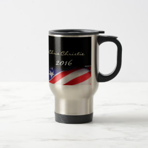 Chris CHRISTIE 2016 Travel Mug Reisbeker