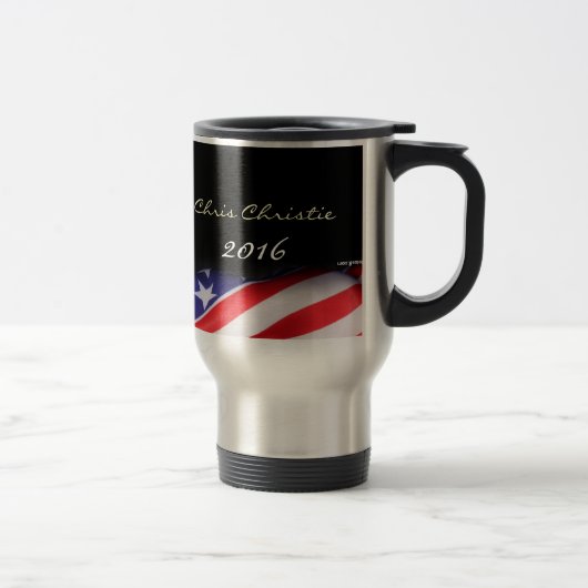 Chris CHRISTIE 2016 Travel Mug Reisbeker (Rechts)
