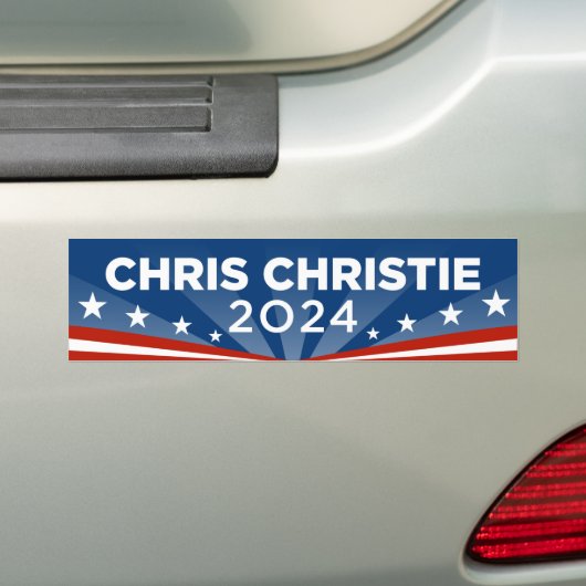Chris Christie 2024 Bumpersticker (Op auto)