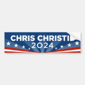 Chris Christie 2024 Bumpersticker (Voorkant)
