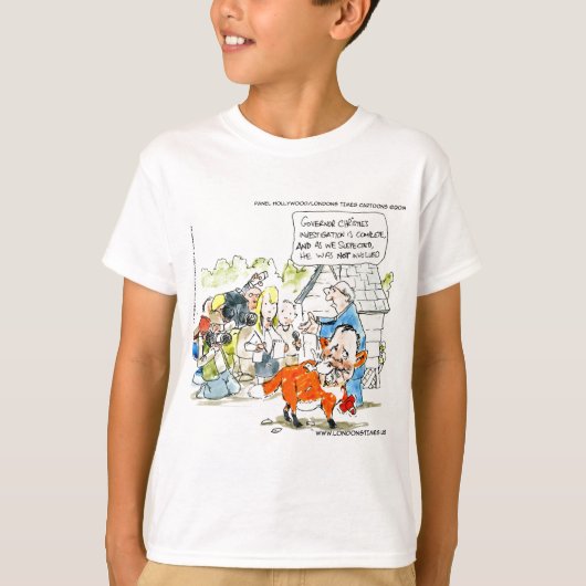 Chris Christie als een fox Funny T-shirt (Voorkant)