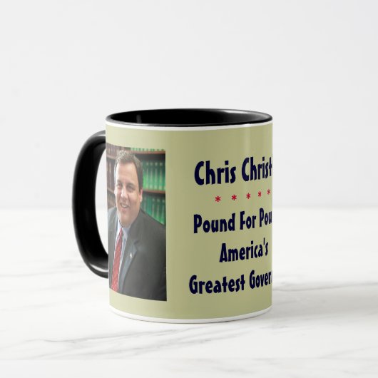 Chris Christie America's grootste gouverneur Mok (Voorkant links)