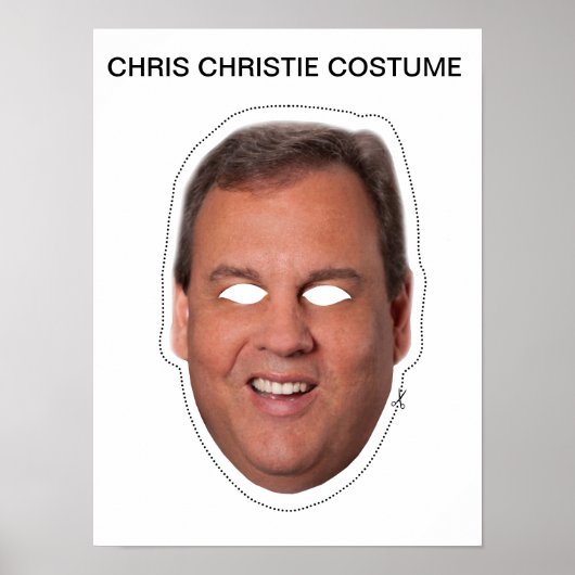 Chris Christie Costume Poster (Voorkant)