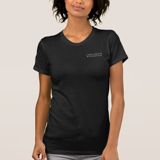 Chris Christie - Gouverneur T-Shirts (Voorkant)