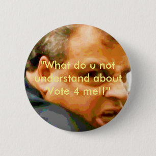 Chris Christie, naar wie kijk je?! Ronde Button 5,7 Cm