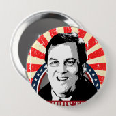CHRIS CHRISTIE NAMEPLATE -.png Ronde Button 4,0 Cm (Voorkant /achterkant)