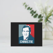 CHRIS CHRISTIE POSTER BRIEFKAART (Staand voorkant)