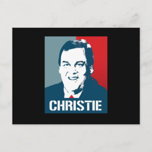 CHRIS CHRISTIE POSTER BRIEFKAART