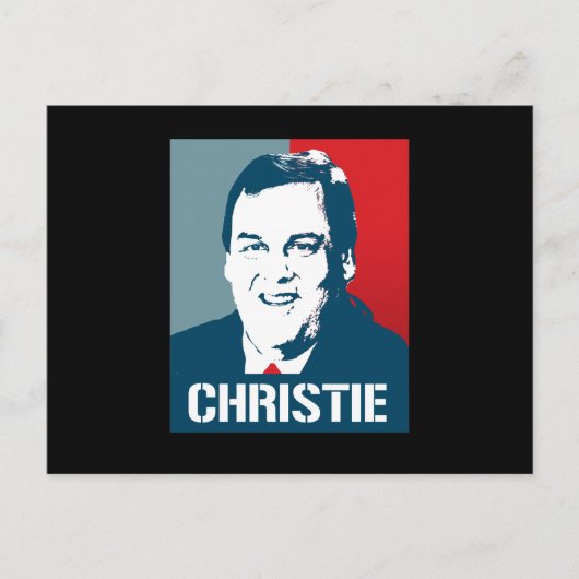 CHRIS CHRISTIE POSTER BRIEFKAART (Voorkant)