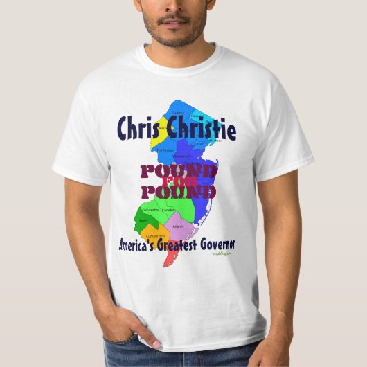 Chris Christie Pound for Pond T-Shirt (Voorkant)