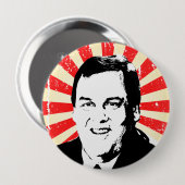 CHRIS CHRISTIE PROPAGANDA RONDE BUTTON 4,0 CM (Voorkant /achterkant)