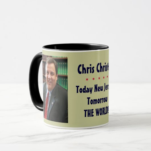 Chris Christie Today New Jersey Mok (Voorkant links)