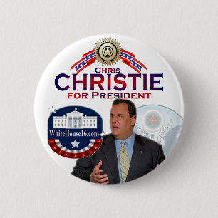 Chris Christie voor President Button