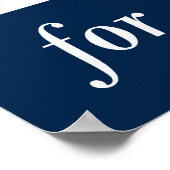 Chris Christie's voor New Jersey Poster (Hoek)