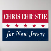 Chris Christie's voor New Jersey Poster (Voorkant)