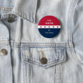 Chris Christie's voor New Jersey Ronde Button 5,7 Cm (In situ)