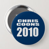 CHRIS COONS VOOR SENAAT RONDE BUTTON 4,0 CM (Voorkant /achterkant)