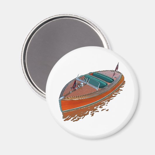 Chris-Craft Barrel Terug Magneet (Voorkant / Achterkant)