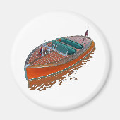 Chris-Craft Barrel Terug Magneet (Voorkant)