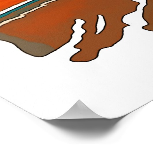 Chris-Craft Barrel Terug Poster (Hoek)