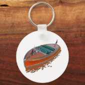 Chris-Craft Barrel Terug Sleutelhanger (Voorkant)