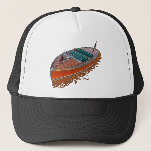 Chris-Craft Barrel Terug Trucker Pet (Voorkant)