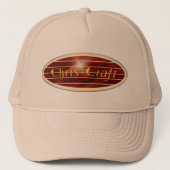 Chris Craft Boats ovaal Trucker Pet (Voorkant)