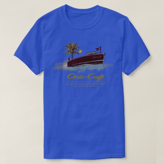 Chris Craft boten T-shirt (Design voorkant)