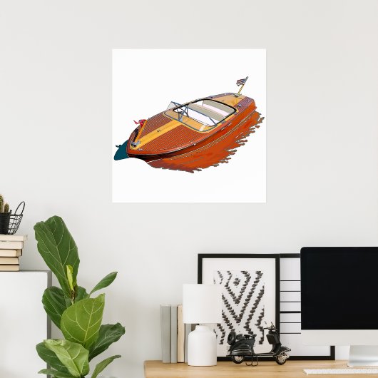 Chris-Craft Capri Poster (Thuiskantoor)