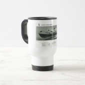 Chris Craft Coffee Travel Mug Cup met deksel Reisbeker (Voorkant links)