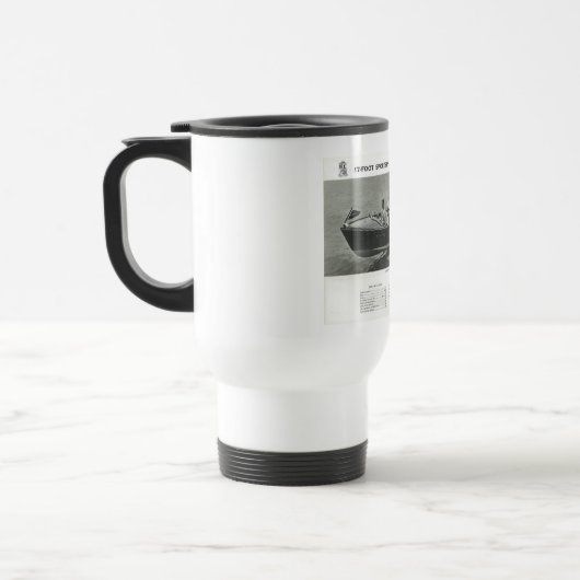 Chris Craft Coffee Travel Mug Cup met deksel Reisbeker (Links)