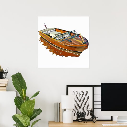 Chris Craft Continental Poster (Thuiskantoor)