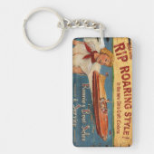 Chris Craft Wood Cobra Boat Advertisement Sleutelhanger (Voorkant)