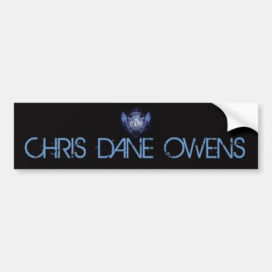 Chris Dane Owens -Bumpersticker Bumpersticker (Voorkant)