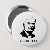 Chris Dodd Ronde Button 4,0 Cm (Voorkant /achterkant)